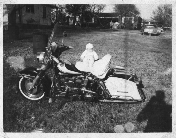 Baby Riding Motorcycle